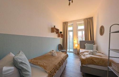 Erfurt Old Town Apartment | BohnApartments Stauffenberg City - Parkplatz - 2 Badezimmer - 3 Schlafzimmer - WLAN