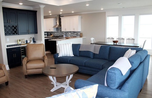 Ocean Isle Beach House | BRAND NEW HOME, PRIVATE POOL, partial ocean view, steps to beach!