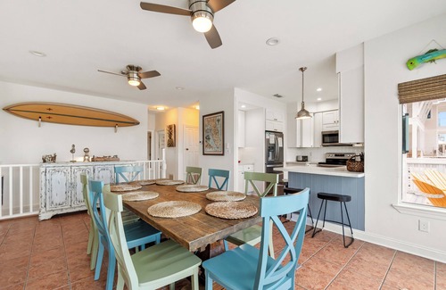 Villa Primera House | Bright & sunny Gulf front home with spacious deck for dolphin watching!
