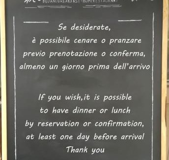 Asti House | Cà Nostra B&B Home Restaurant