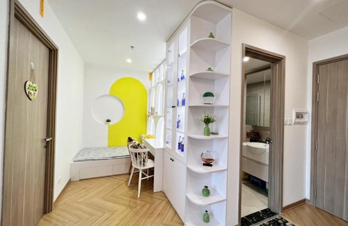Gia Lam Apartment | Căn 1PN + 1 Tầng Cao View thoáng tại Vinhomes Ocean Park