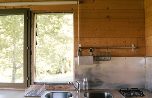 Pluneret Cabin | Cabin 'Domaine De Kermadio - La Cabane' with Shared Pool, Private Terrace and Private Garden