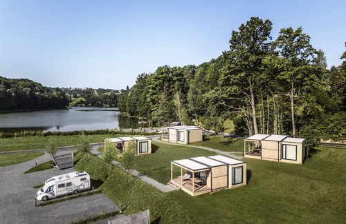 Tisina House | Cabin for 4 adults + 1 child up to 17 years old - Lake view and wooden tent