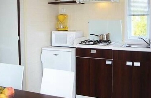Meze House | Camping Beau Rivage* - Mobil home Espace Classic 4 rooms 6 people Air-conditioned