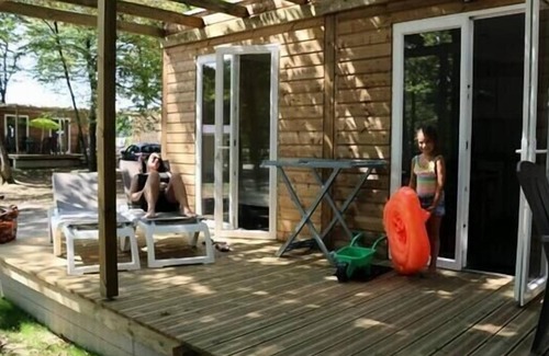 Saint-Romans House | Camping Flower Le Lac du Marandan *** - Chalet Premium 3 rooms 4 persons