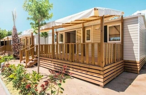 Chatillon-en-Diois House | Camping Le Lac Bleu* - Loggia Premium mobile home 3 rooms for 4 people Air-conditioned