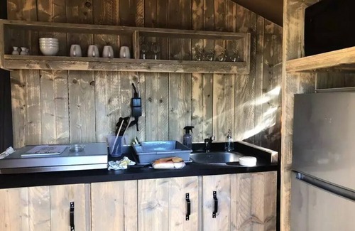 Pontorson House | Campsite Seasonova Haliotis * - WOOD LODGE - with sanitary facilities for 4 people