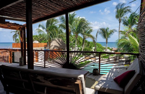 Zona Hotelera Villa | Casa de lujo frente al mar con piscina y temazcal