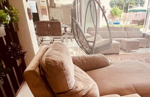 Foz do Iguacu House | Casa Luxo Para Famílias, com Área de Lazer e Piscina
