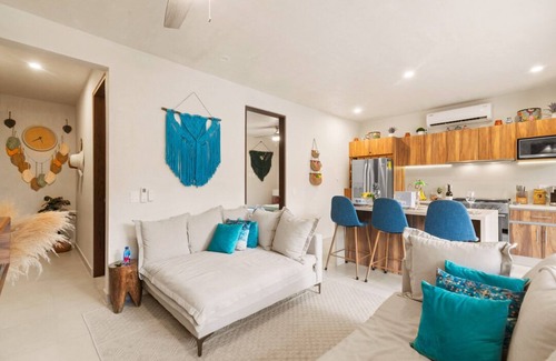 Tulum Villa | Casa Ohana~3BR w/Private Pool & Rooftop Jacuzzi, Gym, WiFi, & 5km to Beach