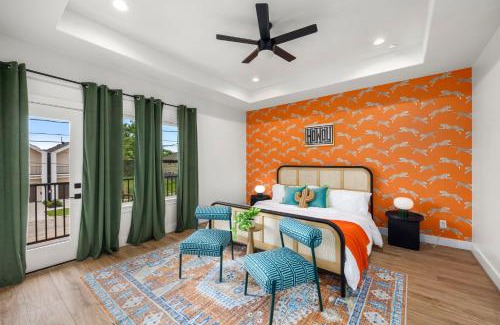 Greater Third Ward House | Central 4bd - Outdoor Movie - Ping Pong - BBQ