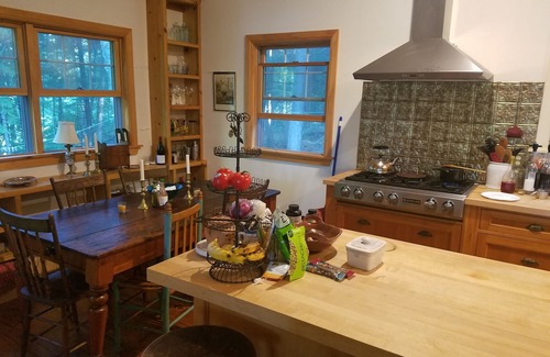 Moriah Center House | Central Adirondack Lakefront Solar Cabin