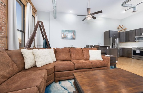 South Haven Condo | Central Lofts condo- year round pool- hot tub- close to beach