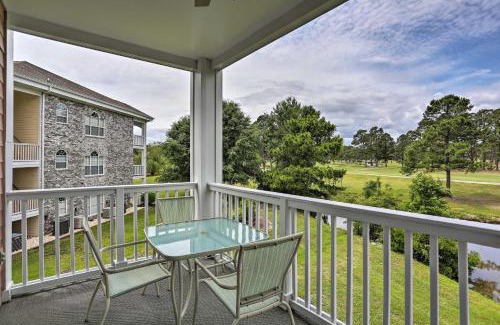 Central Myrtle Beach Apartment | Central Myrtle Beach Condo with Golf Course View!