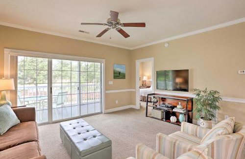 Central Myrtle Beach Apartment | Central Myrtle Beach Condo with Golf Course View!