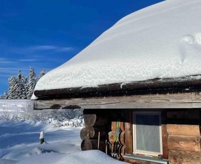 Picherande Ski Chalet | Chalet au bord d'un étang privé, Massif du Sancy