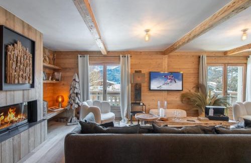 Demi-Quartier Ski Chalet | Chalet Chic Rénové à Proximité des Pistes – 5 Chambres pour 11 Personnes - FR-1-569-36