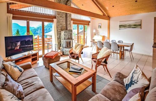 Ovronnaz Ski Chalet | Chalet Le Souvenir by Interhome
