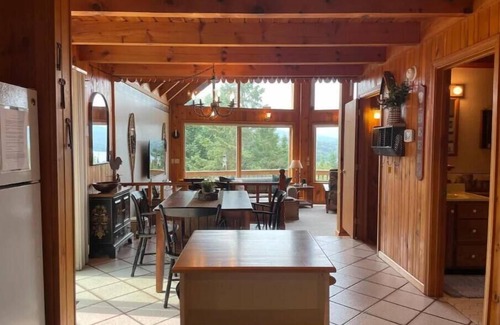 Rangeley Ski Chalet | Chalet style home with incredible views