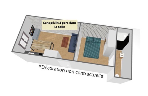 Amiens Apartment | Charmant 2 pièces, 2 couchages séjour glamour