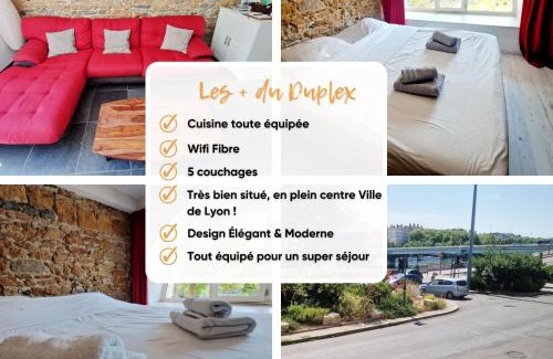 Boucle - Gros Caillou Apartment | Charmant duplex pour 5 personnes centre de Lyon tout équipé
