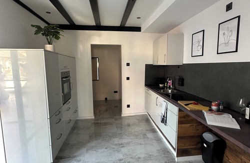 Mainz-Bingen Apartment | Charmante Ferienwohnung mit Großer Dachterrasse & Wintergarten