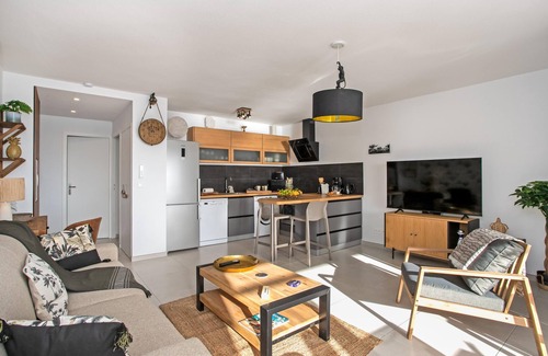 Marigot Apartment | Charming 1BR apt lagoon & sunset view 4p