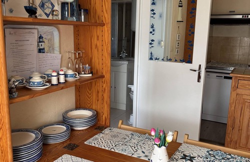 Villers-sur-Mer Apartment | Charming 2-room apartment with loggia steps from the beach, parking, fully equipped