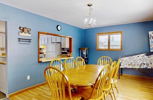 Lake Linden House | Charming 3-bedroom, 1 Murphy Bed in Hubbell AC, WiFi, Pinball, Trailside, Deck