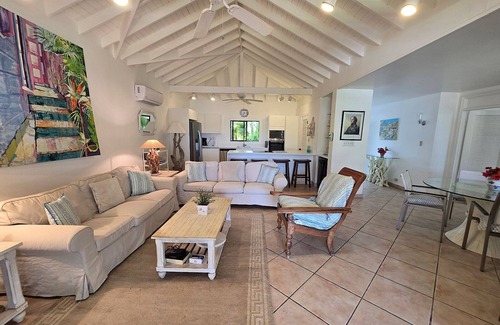 Saint Paul Parish Villa | Charming 3-bedroom beachfront villa at secure St James’s Club, Antigua