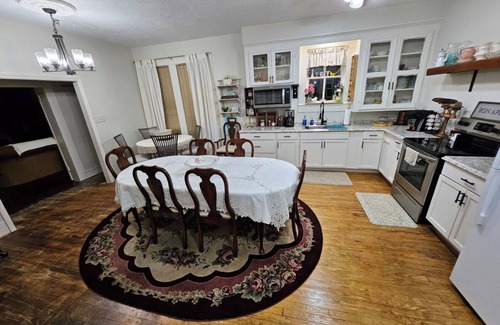 Coldspring House | Charming 4-bedroom house in Coldspring just 1 block from the Courthouse square.