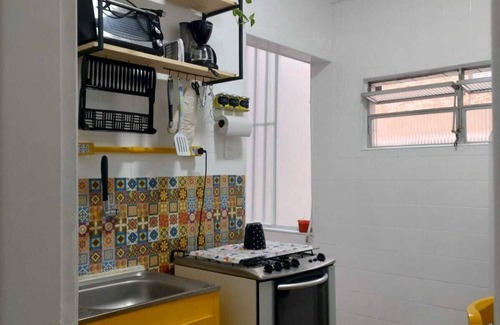 Jose Menino Apartment | Charming apartment in front of José Menino beach in Santos.