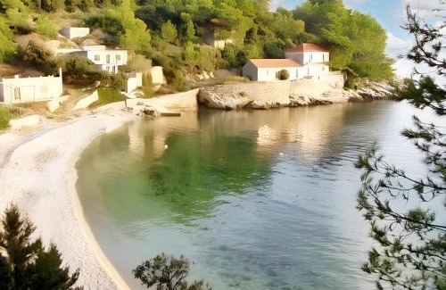 Gdinj Apartment | Charming Apartment with Sea View, Gdinj, 70 m², Garden