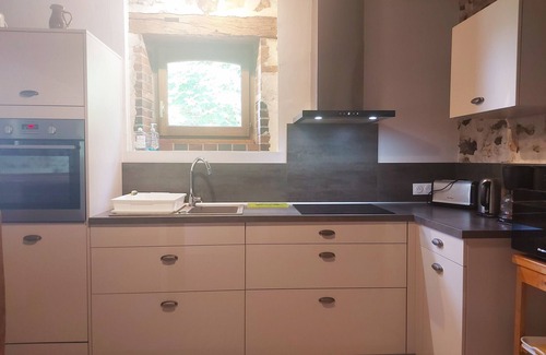 Chateaudun Cottage | Charming Farmhouse Retreat: Fireplace, Large Courtyard, Pet-Friendly, Near Paris