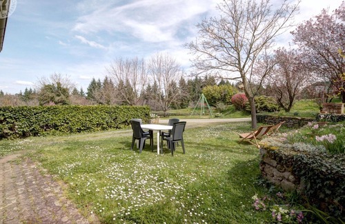 Saint-Medard-en-Forez Cottage | Charming Cottage: Fireplace, Terrace, Play Area, Near St-Galmier