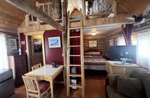Pony House | Charming Log Cabin with Mountain Views near Trails in Pony, Montana
