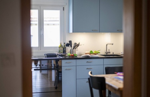 Sent Apartment | Chasa Arquint: Abitaziun Notta - Cosy 3-room flat with a view in Sent