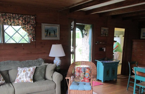 Weekapaug Cottage | Check out the surf at Fenway Beach from the patio