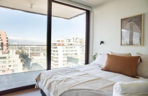 El Golf Apartment | Chic 2BR Haven in the Heart of Las Condes Oasis
