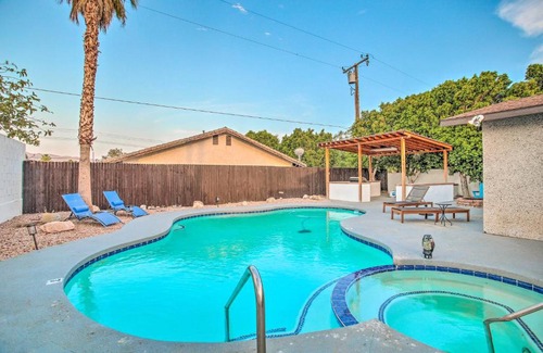 Desert Hot Springs House | Chic Desert Hot Springs Oasis with Game Room!