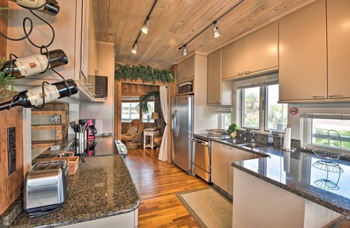 Flagler Beach House | Chic Home: Ocean Views, Hot Tub & Game Room!