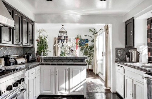 Sunset Junction House | Chic yoga villa with saltwater pool and views on silverlake sunset junction