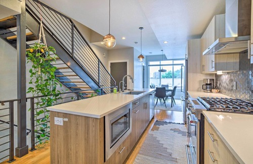 West Colfax Apartment | City Skyline Views: Upscale Denver Townhome