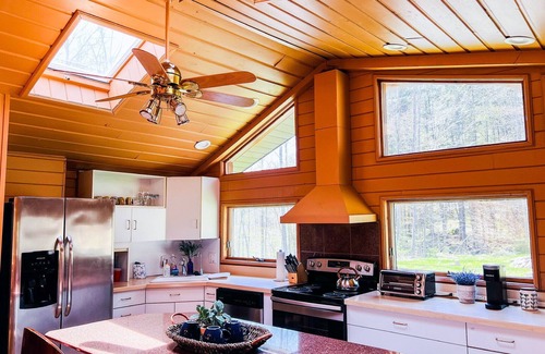 Shandaken Cabin | Close to Phoenicia, Woodstock Brewery, Belleayre, Mountain View, Backyard Stream