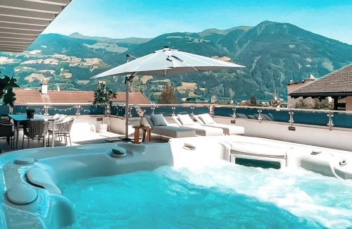 Fuegen Apartment | CLOUD 9 - Penthouse with Private Rooftop Whirlpool & Terrace in Zillertal, presented by AlpenLuxus