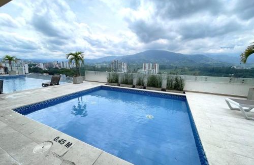 Armenia Apartment | Clubh310 Apartamento con piscina, gimnasio y barbacoa, vistas a la coordillera