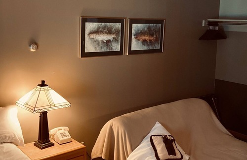 Powder Mountain Apartment | Columbine Inn 104 ski-in ski-out Powder Mountain hotel room for up to 4 guests