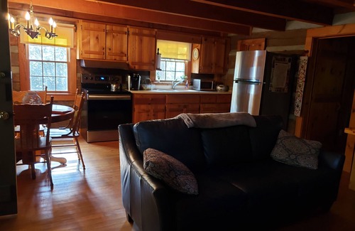 Todd House | Come to the mountains to a rustic cabin by a creek.