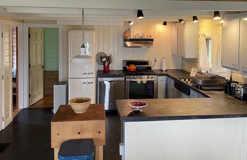 Margaretville Cabin | Comfortable Log Cabin With Stunning Views and Park-Like Gardens, Family Friendly