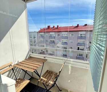 Lahti Apartment | Compact Studio with Balcony next to Railway Station